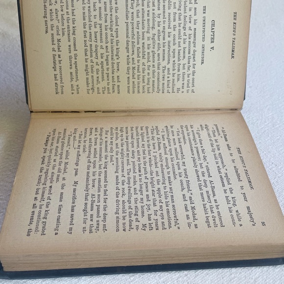 Rare Vintage 1889 The Kings Talisman Book by Sylvanus Cobb Jr. - Picture 9 of 16